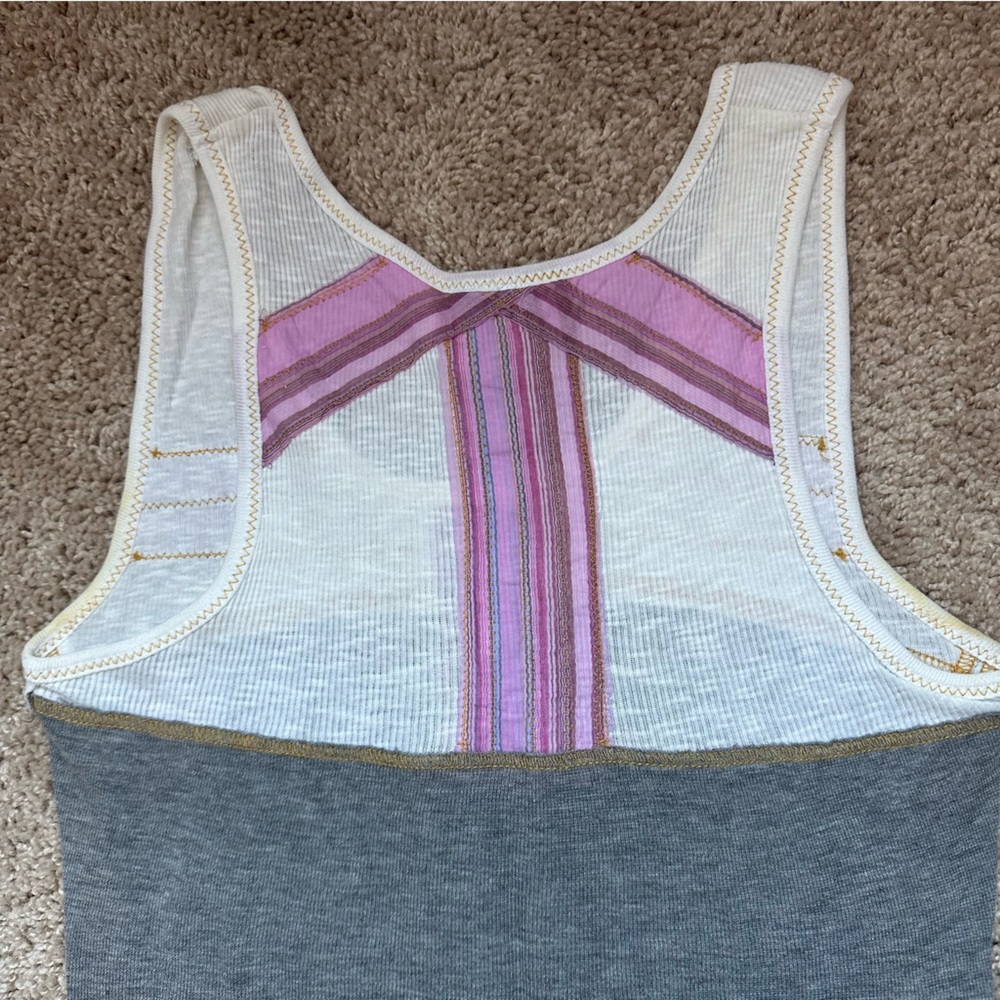 Free People Tunic Tank Front Pouch Functional Buttons - Picture 8 of 9
